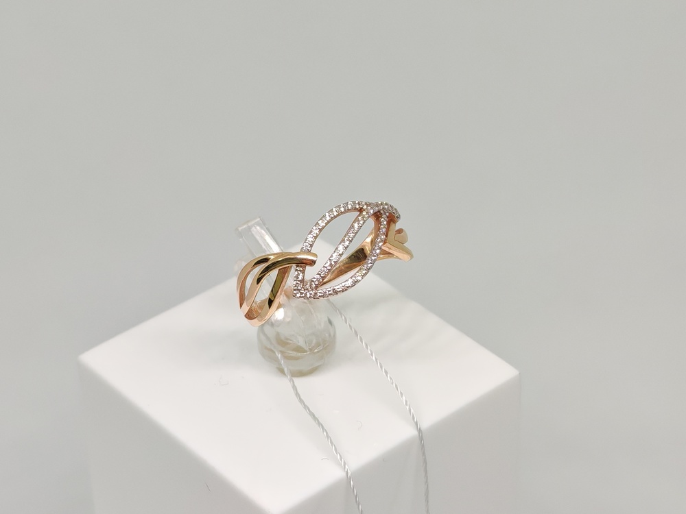 КОЛКМИ585 КОЛЬЦО С КАМНЯМИ (Au 585)