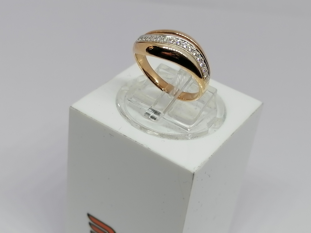 КОЛКМИ585 КОЛЬЦО С КАМНЯМИ (Au 585)