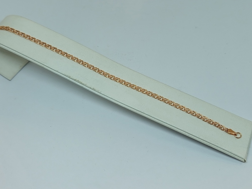 БРАСЛЕТ ПУСТОТЕЛЫЙ Бисмарк Au 585