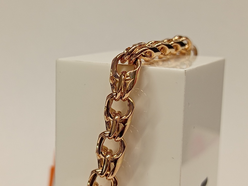 БЛБ585 БРАСЛЕТ ПОЛНОВЕСНЫЙ Бисмарк (Au 585)