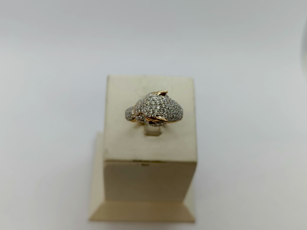 КОЛЬЦО С КАМНЯМИ (Au 585)