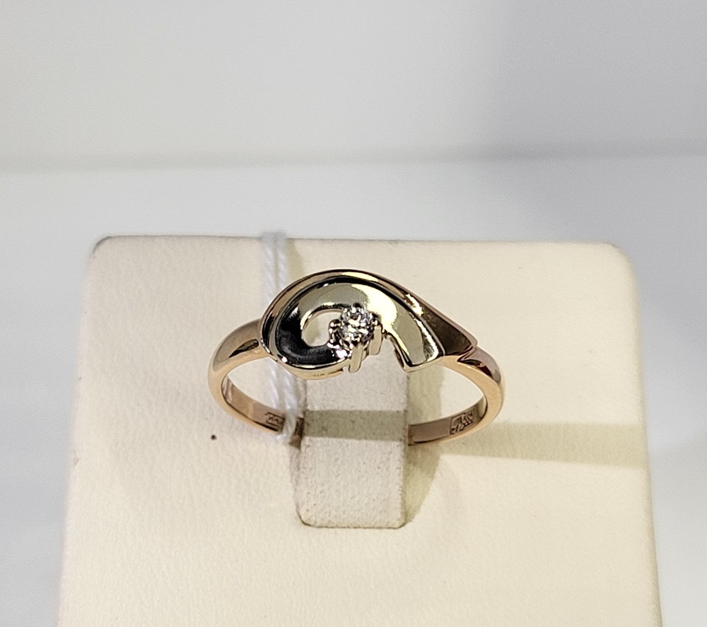 КОЛЬЦО БРИЛЛИАНТ Au 585