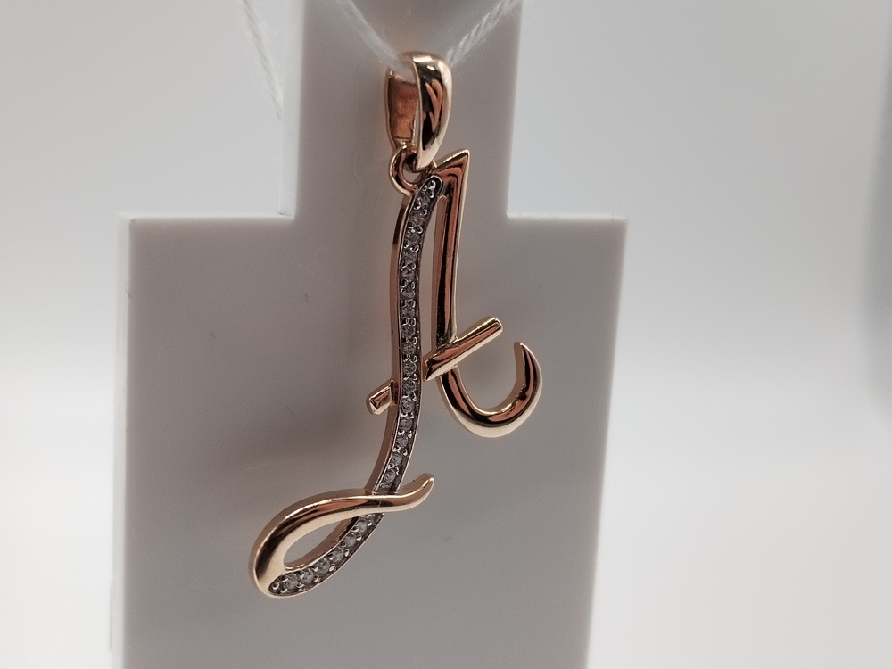 ПОДВЕСКА БУКВА А Au 585