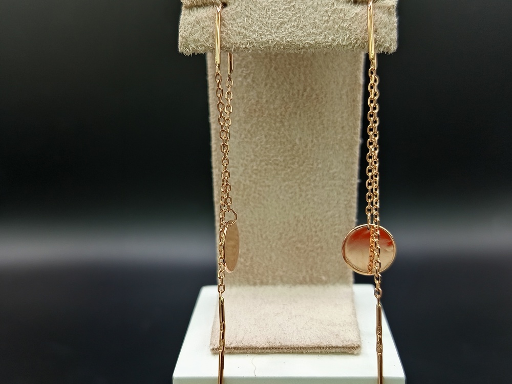 СЕРЬГИ ПРОДЕВКИ без камня (Au 585)