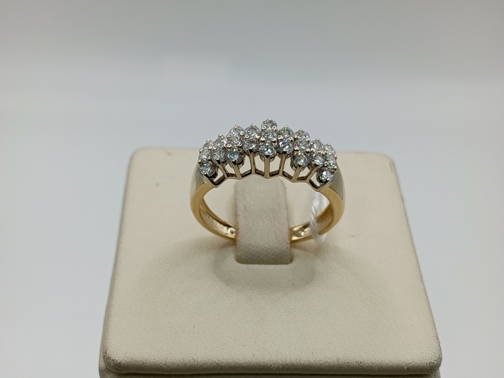 КОЛКМИ585 КОЛЬЦО С КАМНЯМИ (Au 585)