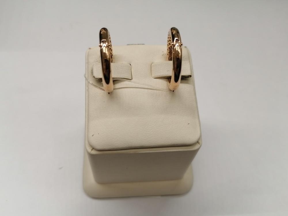 СЕРЬГИ БЕЗ КАМНЯ (Au 585)