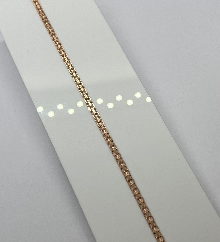 БРАСЛЕТ ПОЛНОВЕСНЫЙ Бисмарк машинный (Au 585)