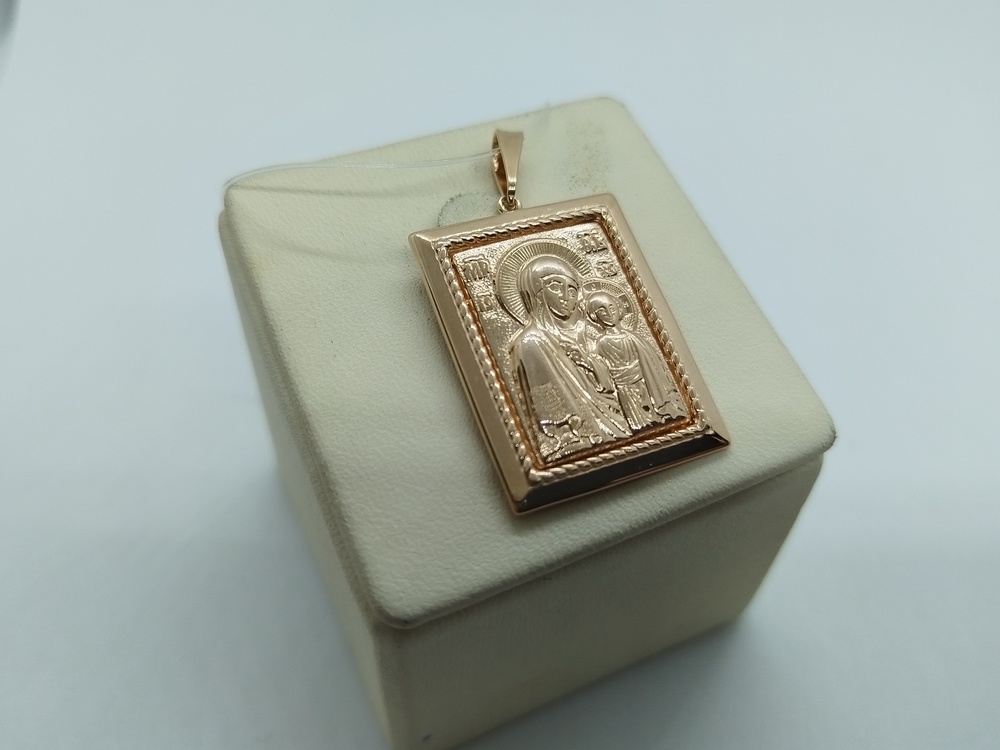 00-63-0189-00 ПОДВЕСКА ИКОНА без камня (Au 585)