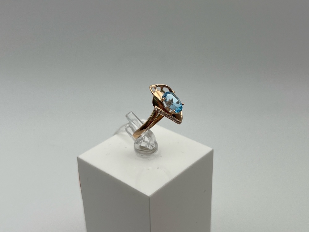 КОЛКМИ585 КОЛЬЦО С КАМНЯМИ (Au 585)