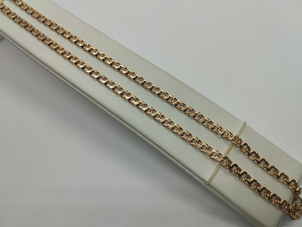 ЦЕПЬ ПОЛНОВЕСНАЯ Бисмарк (Au 585)