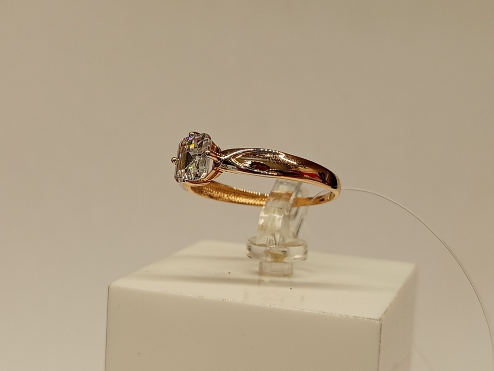 КОЛЬЦО С КАМНЕМ (Au 585)