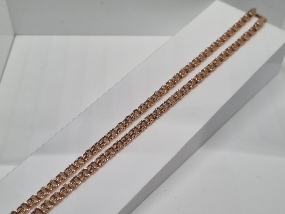 ЦЕПЬ ПУСТОТЕЛАЯ Бисмарк (Au 585)