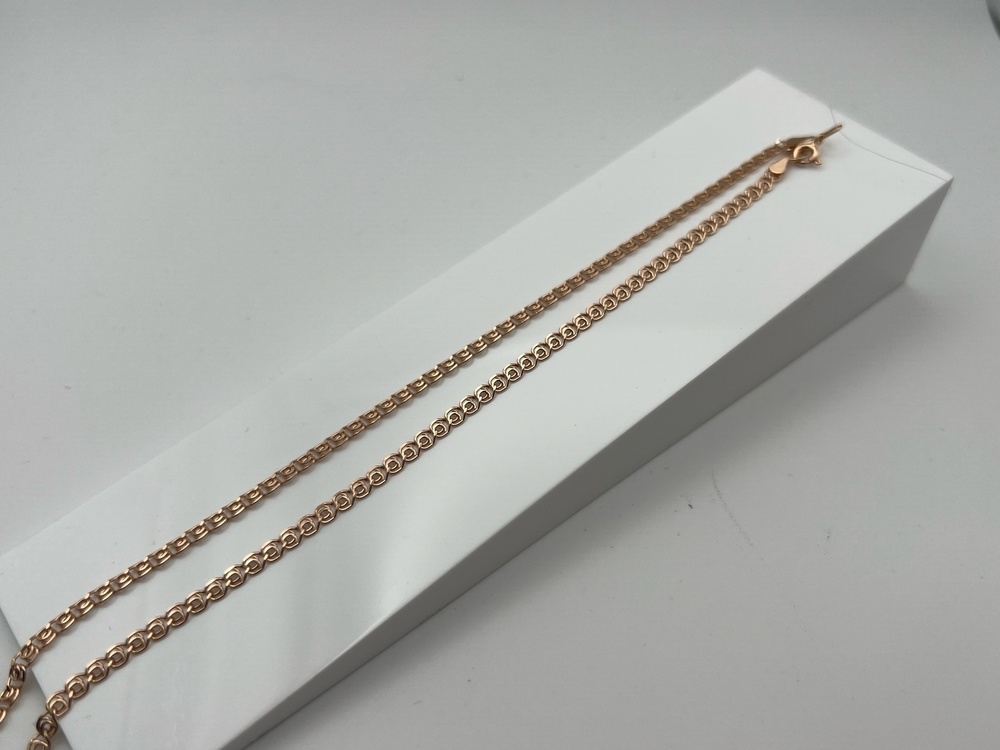 ЦЕПЬ ПУСТОТЕЛАЯ Лав (Au 585)