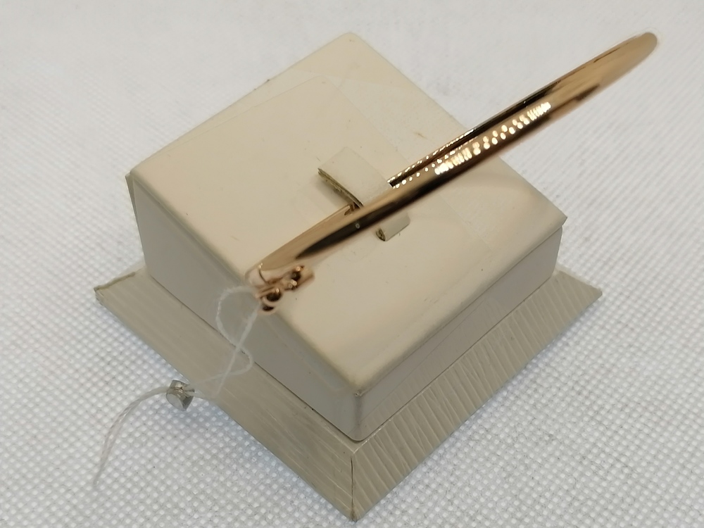 022117 БРАСЛЕТ ЖЕСТКИЙ без камня (Au 585)