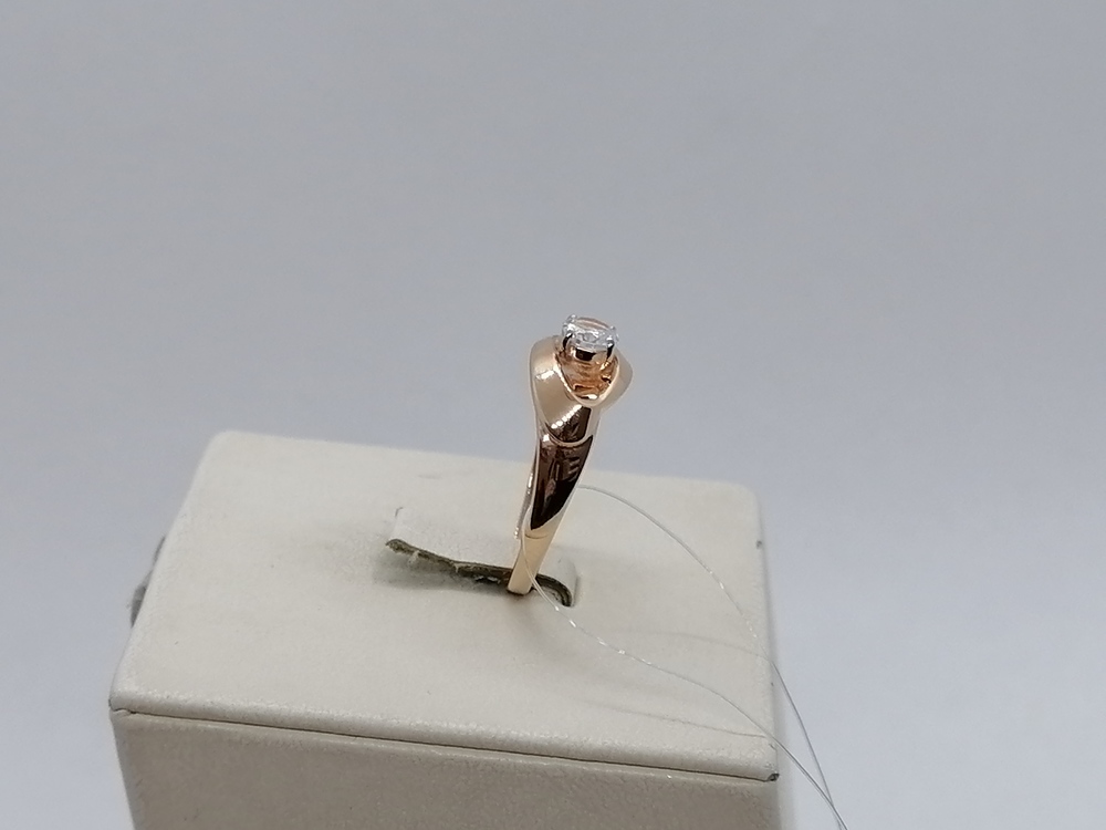 КОЛЬЦО С КАМНЕМ (Au 585)