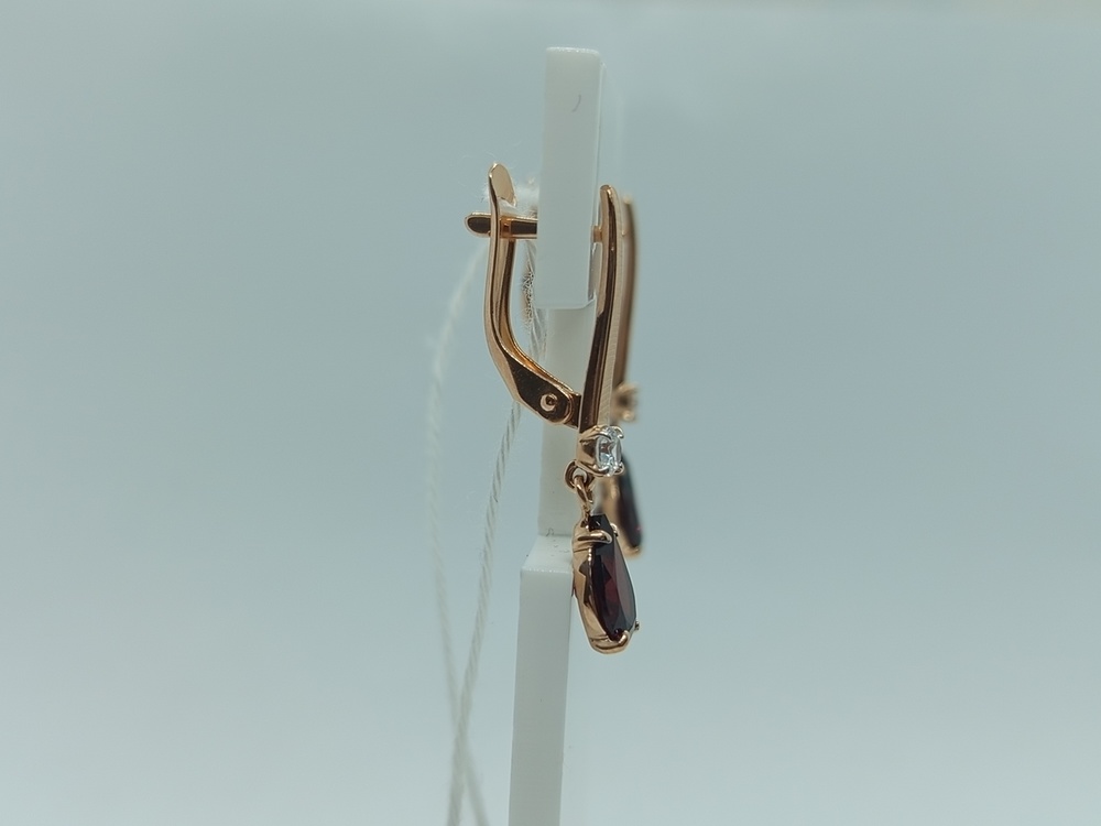 СЕРЬГИ С КАМНЯМИ (Au 585)