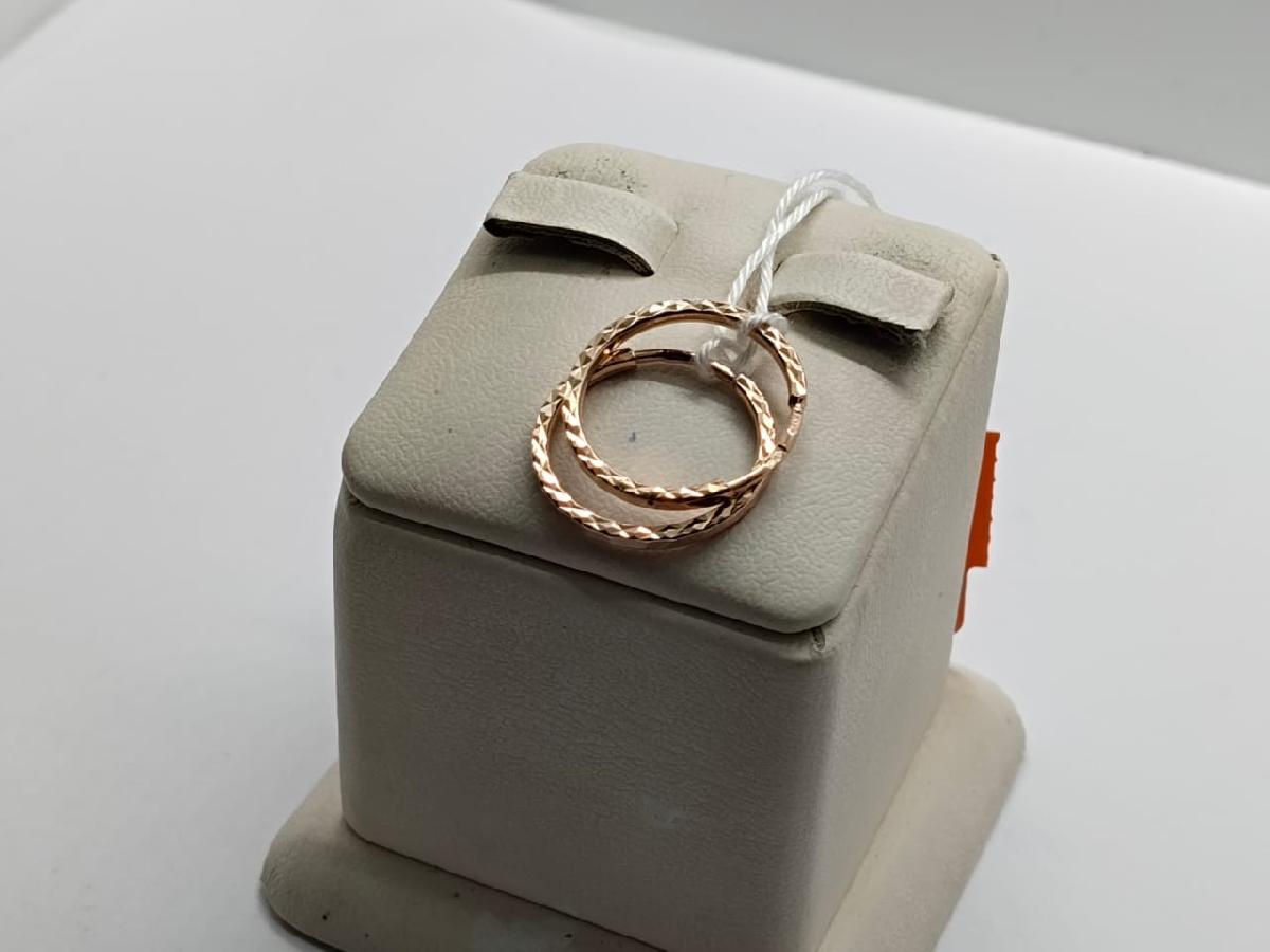СКОН585 СЕРЬГИ КОНГО (Au 585)