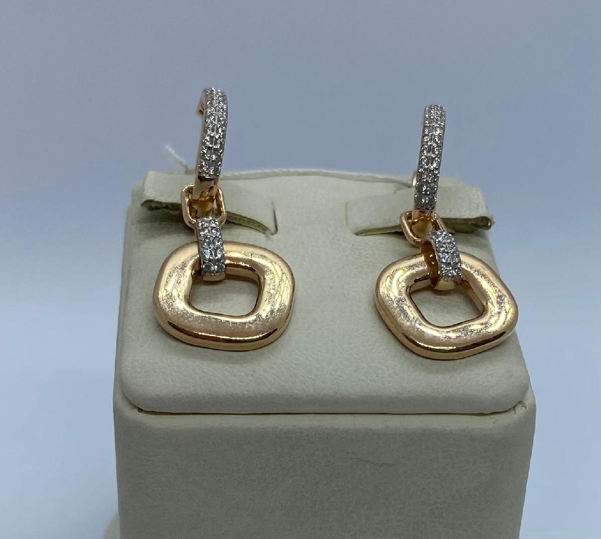 СЕРЬГИ С КАМНЯМИ (Au 585)