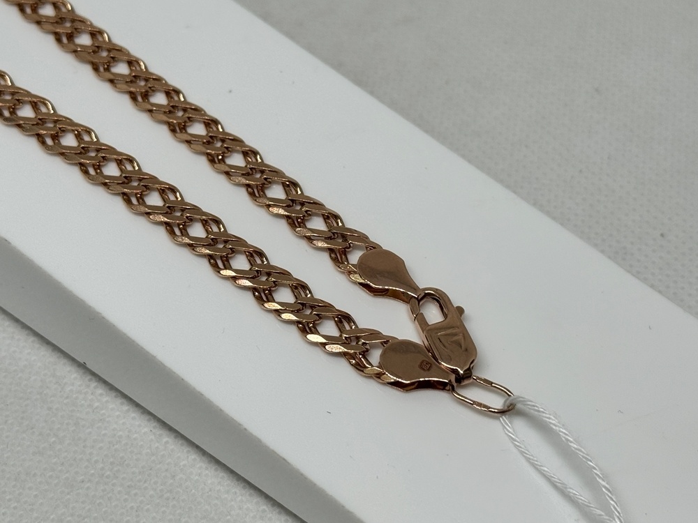 ЦЛР2585 ЦЕПЬ ПОЛНОВЕСНАЯ Ромб двойной (Au 585)