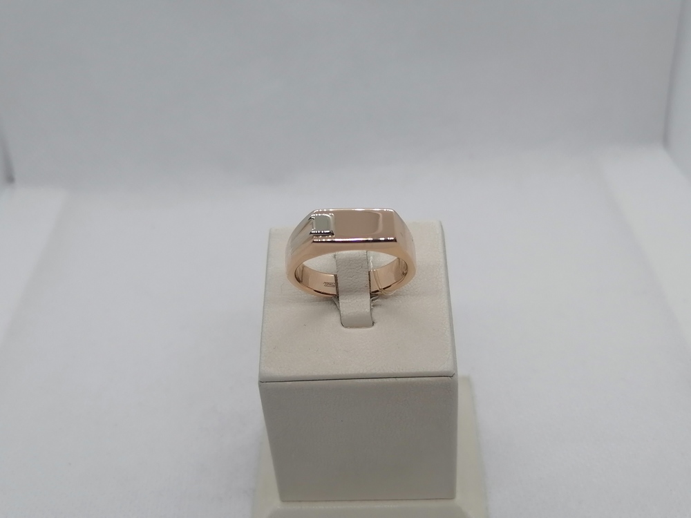 КОЛЬЦО ПЕЧАТКА без камня (Au 585)