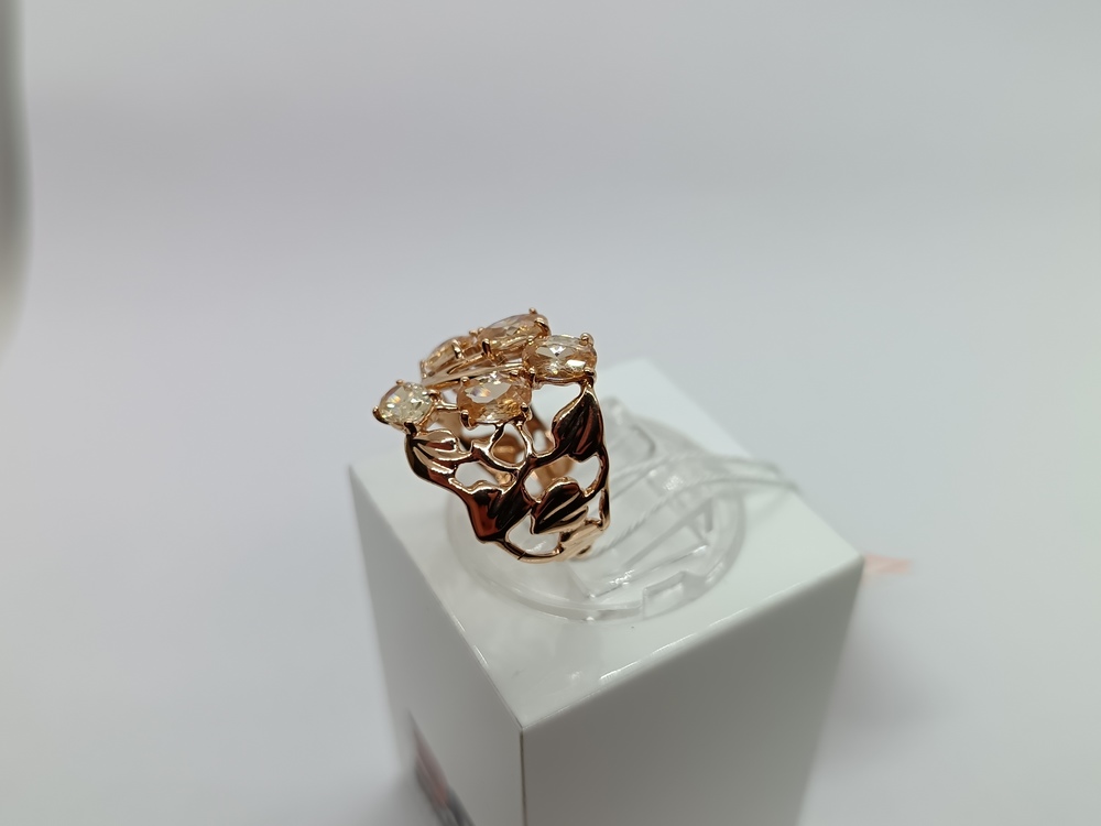 КОЛКМИ585 КОЛЬЦО С КАМНЯМИ (Au 585)