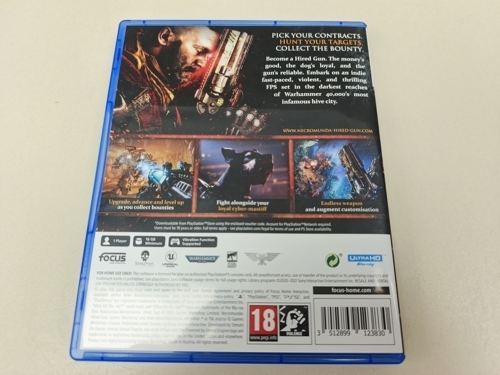 Игра Playstation 5 Necromunda Hired Gun