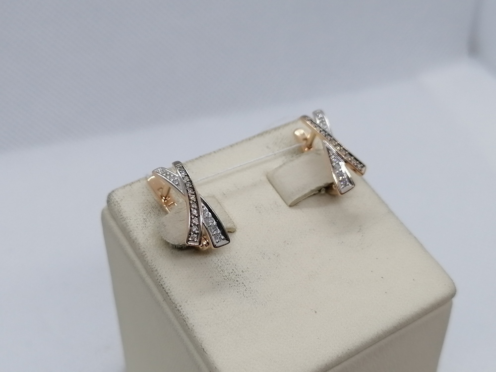 СЕРЬГИ БРИЛЛИАНТ (Au 585)