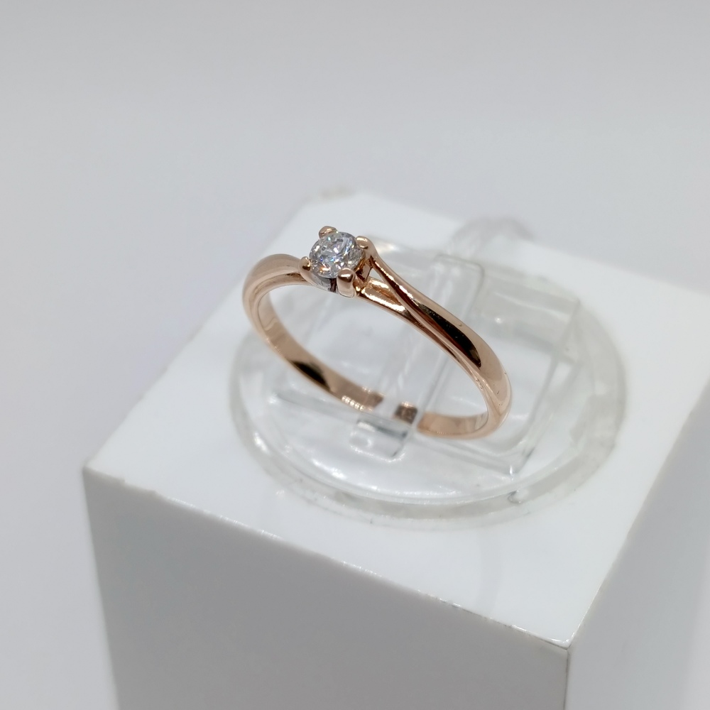 КОЛЬЦО БРИЛЛИАНТ Au 585