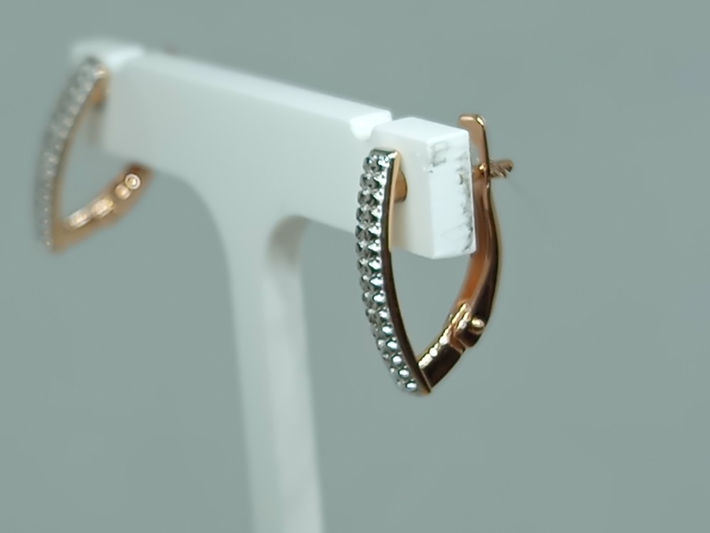 СЕРЬГИ БЕЗ КАМНЯ (Au 585)