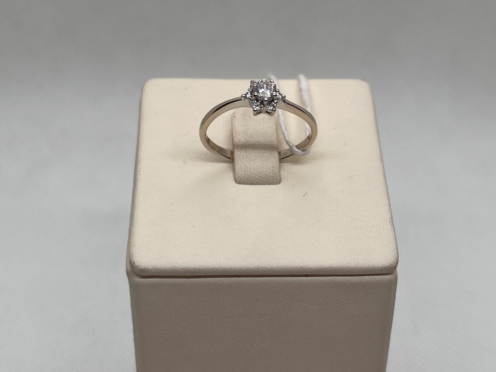 КОЛКМИ585 КОЛЬЦО С КАМНЯМИ (Au 585)