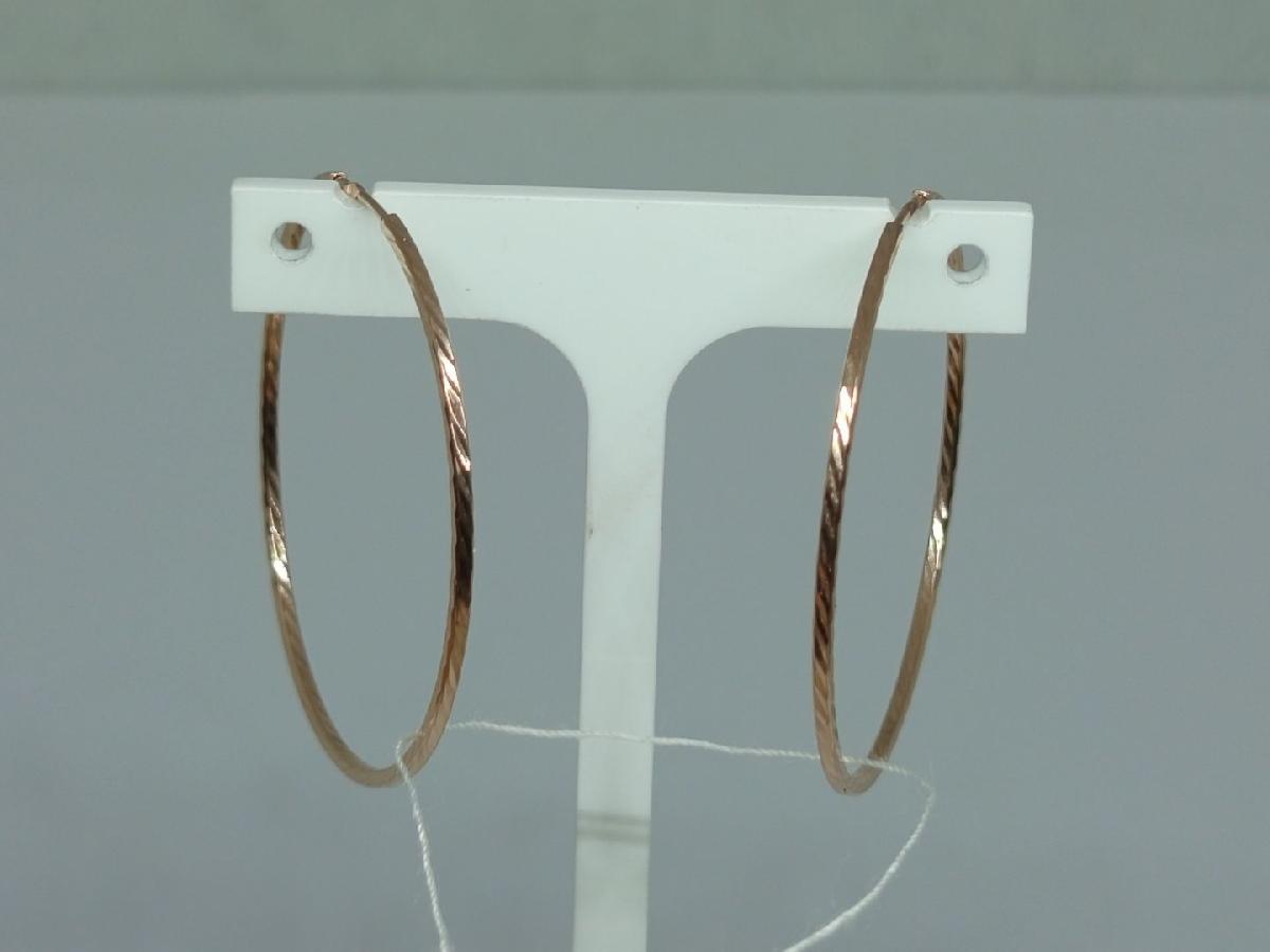 СКОН585 СЕРЬГИ КОНГО (Au 585)