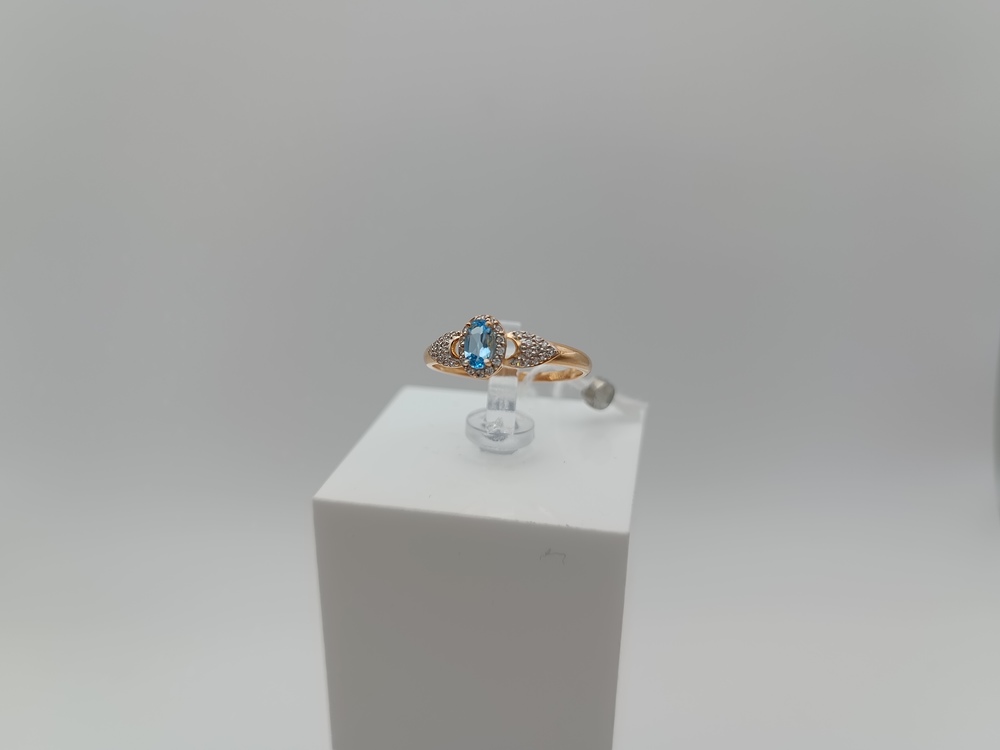 КОЛКМИ585 КОЛЬЦО С КАМНЯМИ (Au 585)