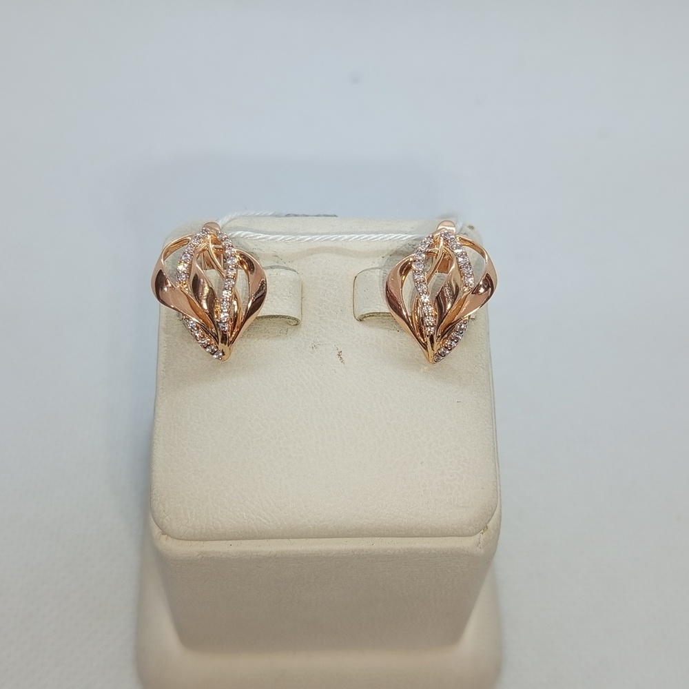 СКМИ585 СЕРЬГИ С КАМНЯМИ (Au 585)