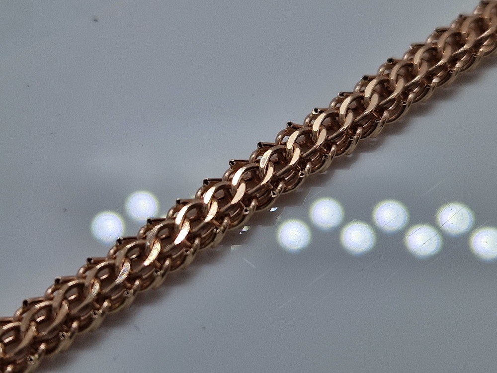 10060320117 БРАСЛЕТ ПУСТОТЕЛЫЙ Итальянка (Au 585)