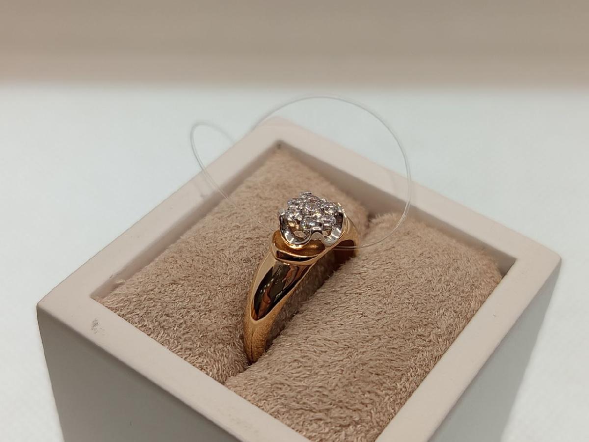 КОЛЬЦО С КАМНЯМИ (Au 585)