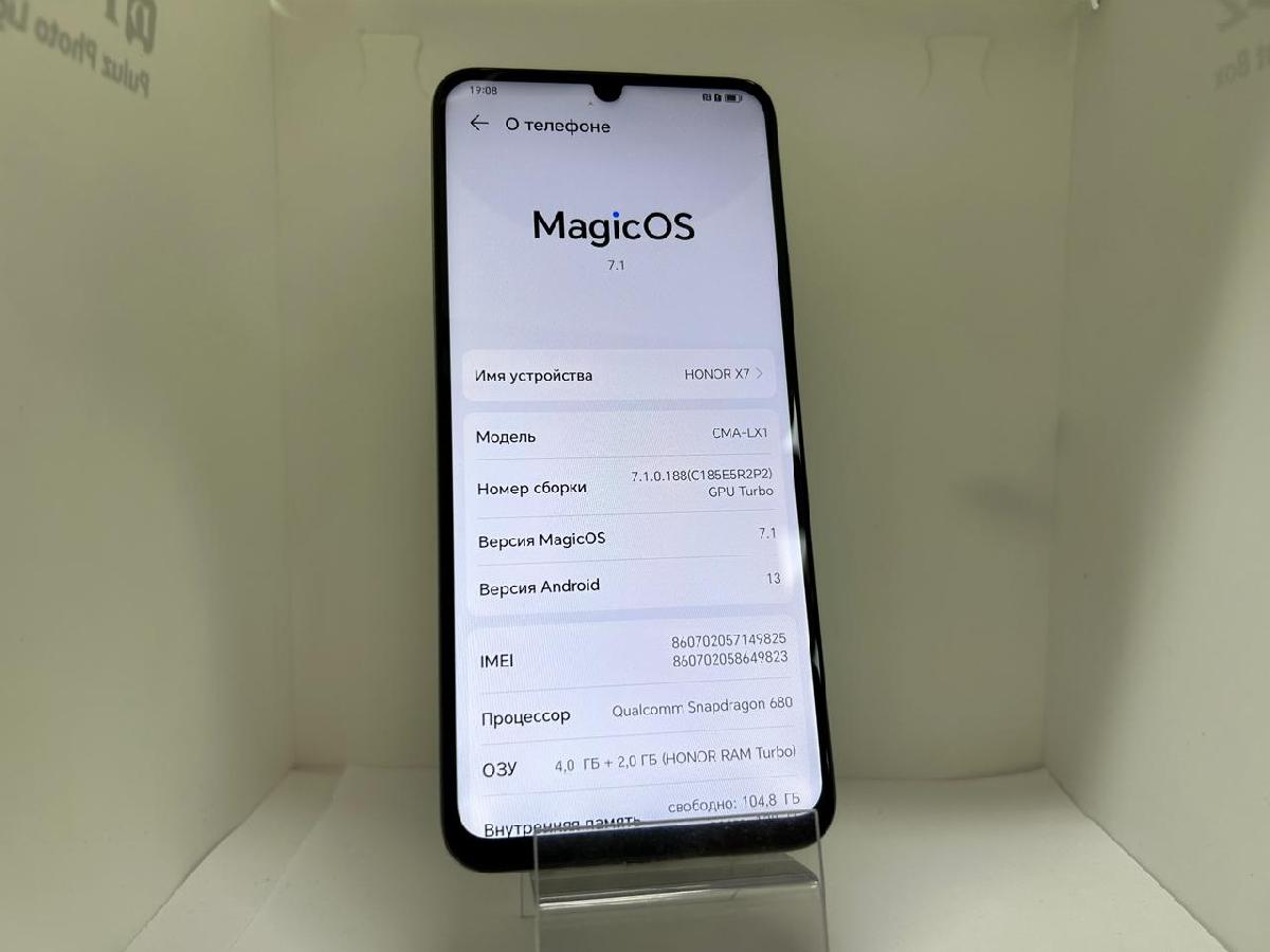 Смартфон Honor X7 4/128
