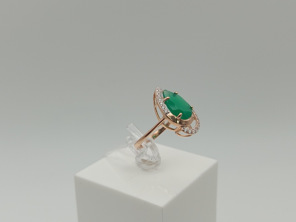 КОЛКМИ585 КОЛЬЦО С КАМНЯМИ (Au 585)