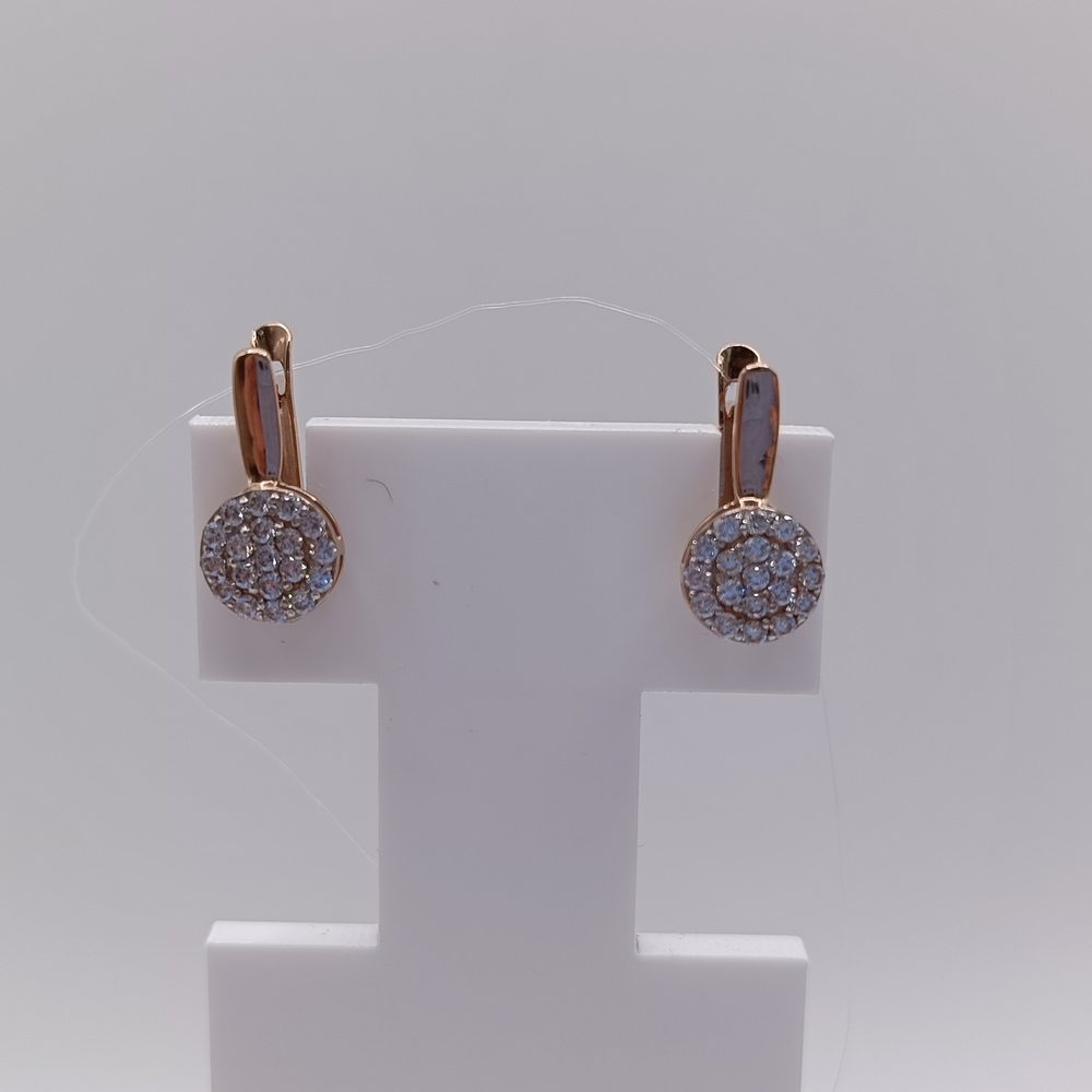 СЕРЬГИ С КАМНЯМИ (Au 585)