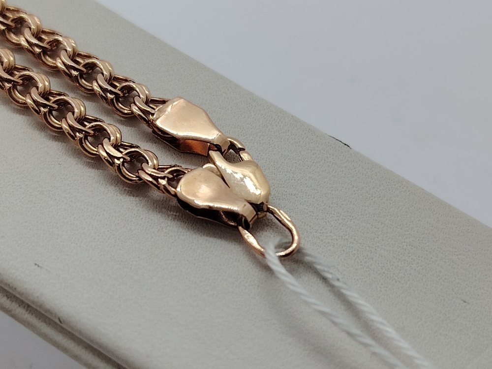 ЦПБС585 ЦЕПЬ ПУСТОТЕЛАЯ Бисмарк (Au 585)