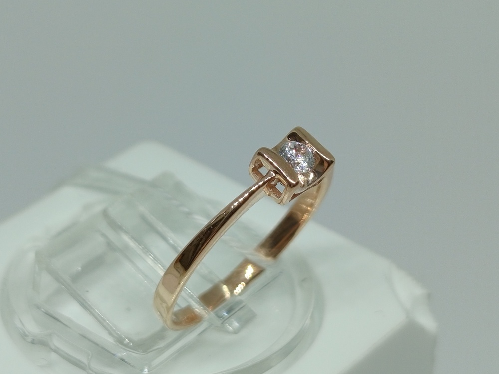 КОЛЬЦО С КАМНЕМ (Au 585)