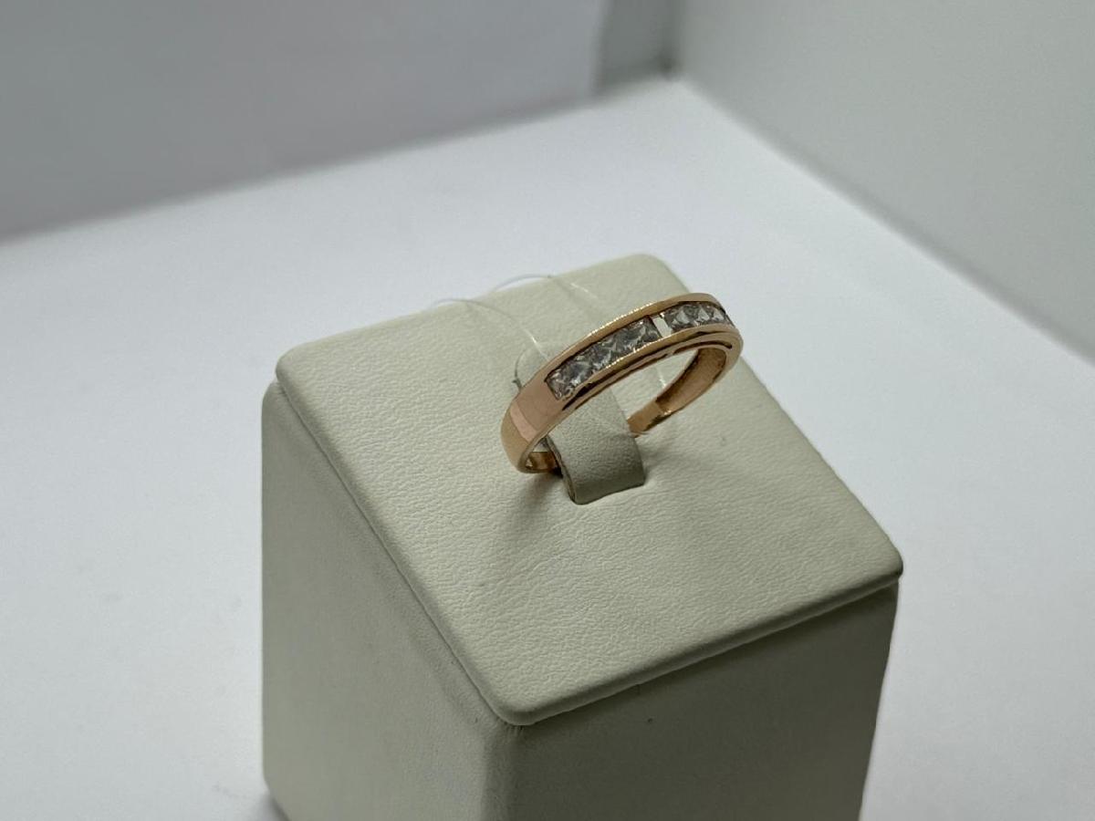 КОЛЬЦО С КАМНЯМИ (Au 585)