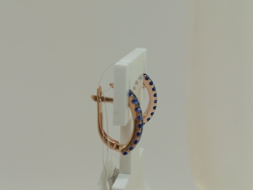 СЕРЬГИ С КАМНЯМИ (Au 585)