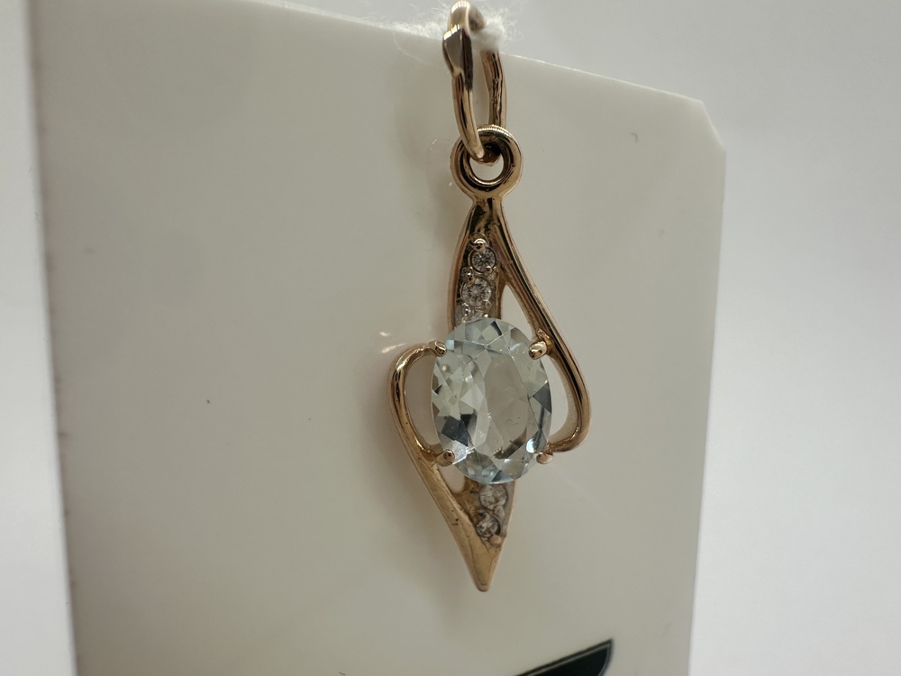 ПОДВЕСКА С КАМНЯМИ (Au 585)