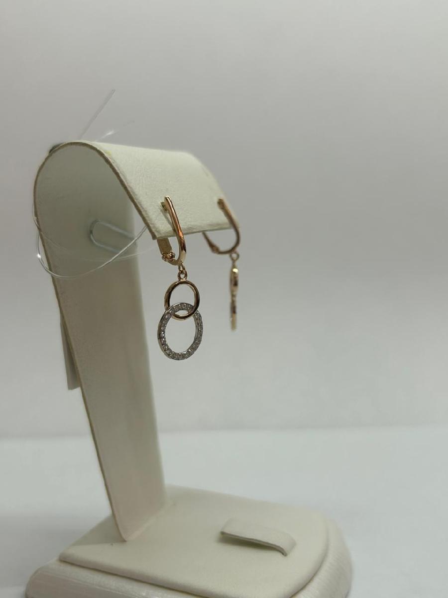 СЕРЬГИ С КАМНЯМИ (Au 585)