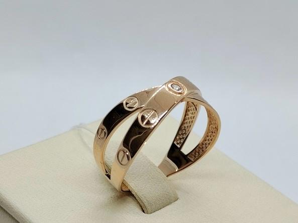 11049 КОЛЬЦО С КАМНЕМ (Au 585)