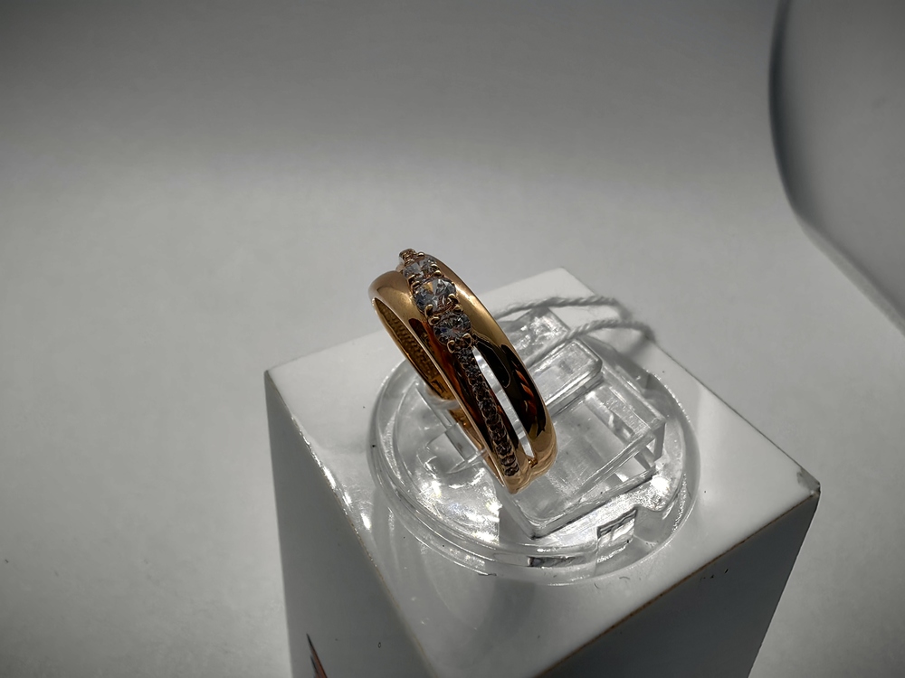 КОЛКМИ585 КОЛЬЦО С КАМНЯМИ (Au 585)