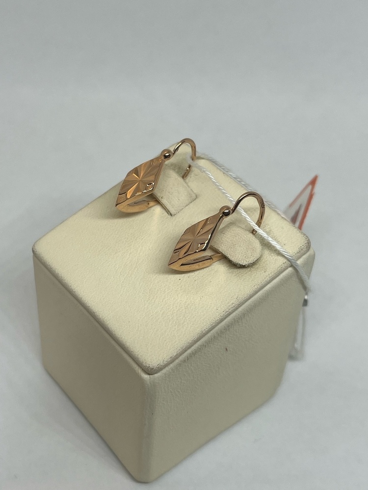 СБКМ583 СЕРЬГИ БЕЗ КАМНЯ (Au 583)