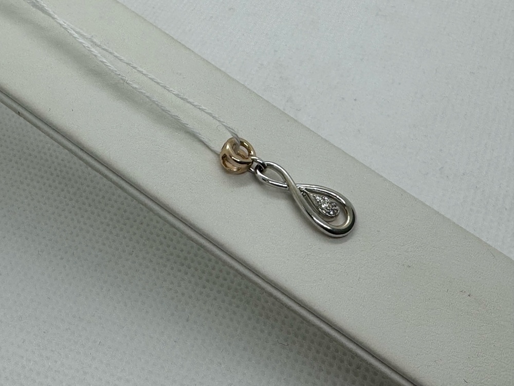 ПОДКМИ585 ПОДВЕСКА С КАМНЯМИ (Au 585)