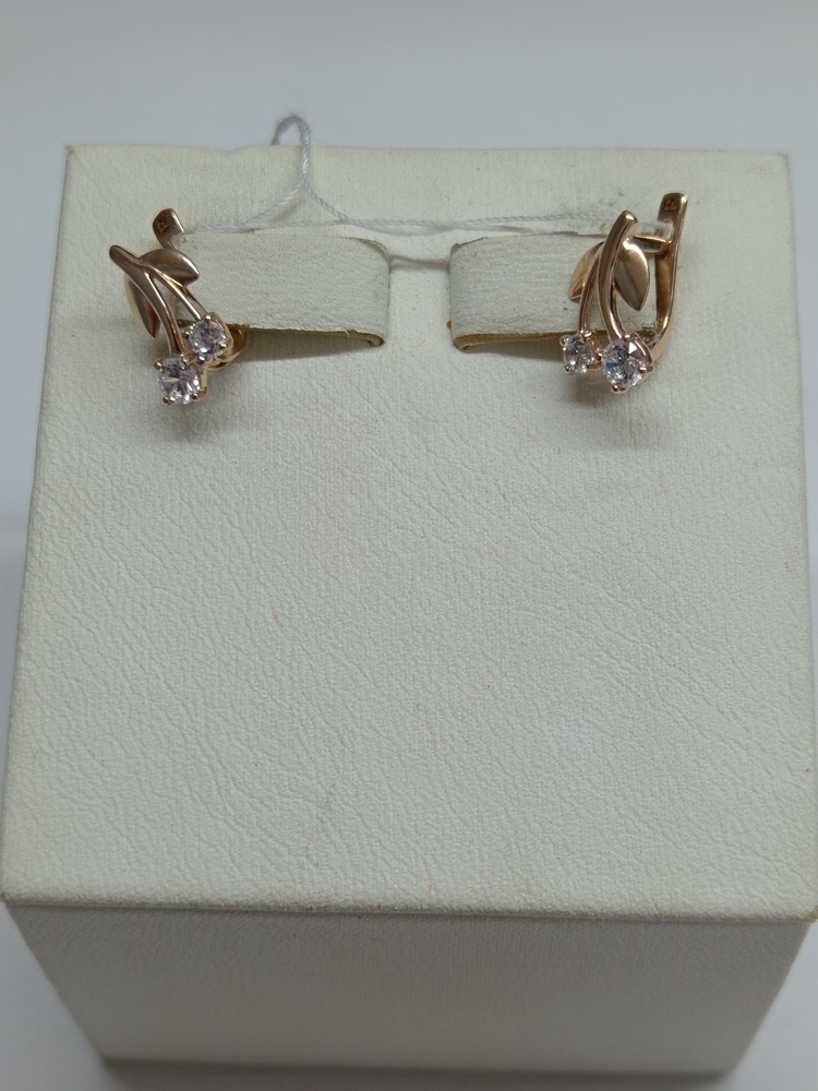 СЕРЬГИ С КАМНЯМИ (Au 585)