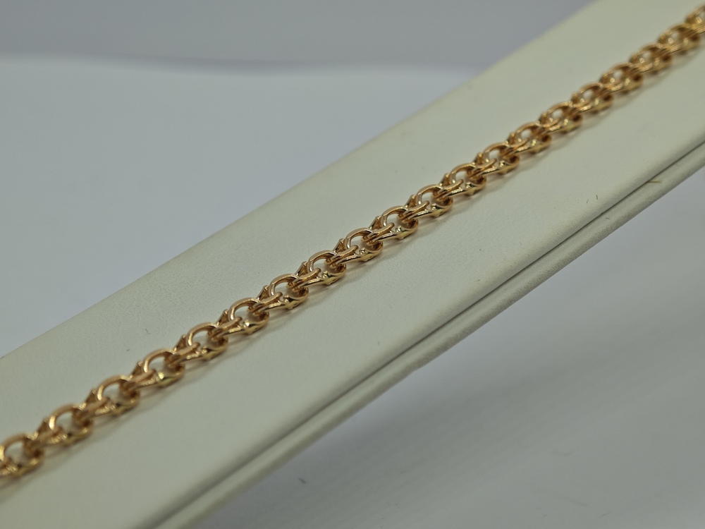 БЛБ585 БРАСЛЕТ ПОЛНОВЕСНЫЙ Бисмарк (Au 585)